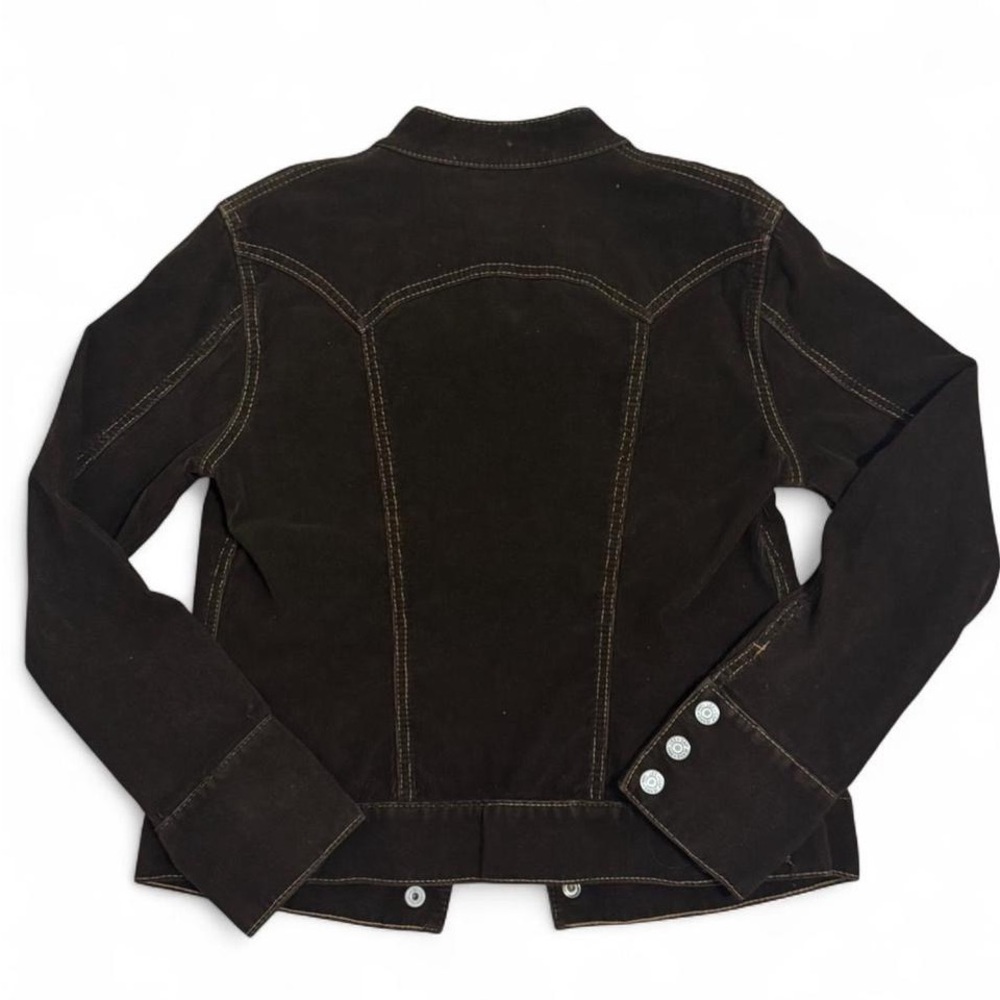 GAP Dark Brown Button-Up Jacket - image 4